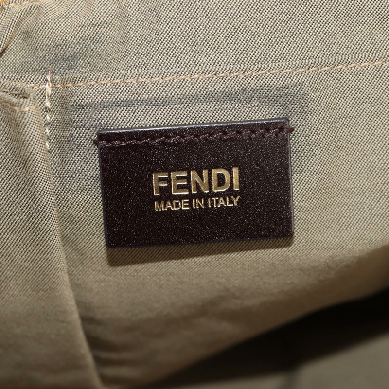 【日本直送】FENDI Zucchino帆布托特包 黃色金色 正品 134352V-19