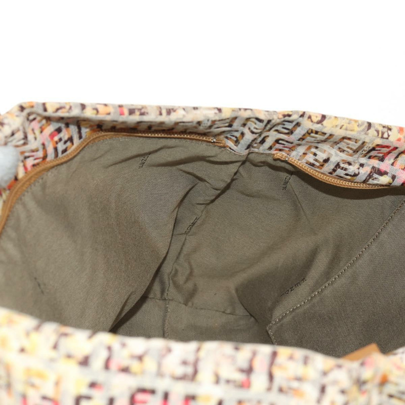 【日本直送】FENDI Zucchino帆布托特包 黃色金色 正品 134352V-20