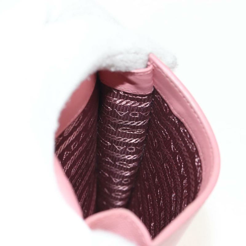 【日本直送】PRADA 鏈條單肩包 皮革 兩用 粉紅金 1BP050 正品 134332M-24