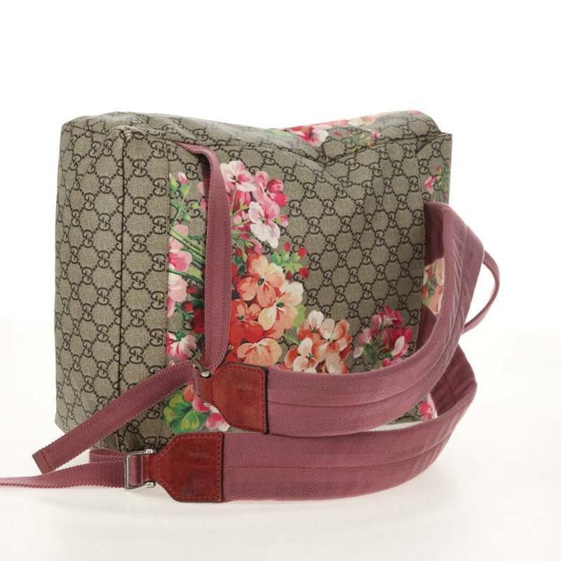 【日本直送】GUCCI GG Blooms 雙肩包 PVC 米色 銀色 405019 正品 152607V-6
