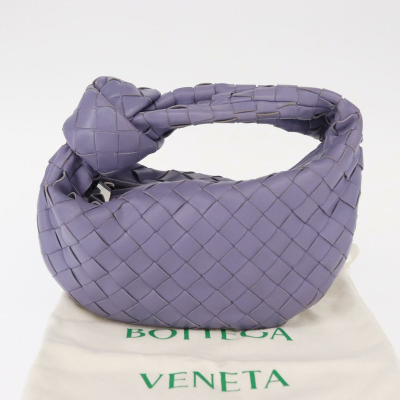 【日本直送】BOTTEGA VENETA INTRECCIATO 手袋 皮革 紫色 銀色 正品 am9749V-11
