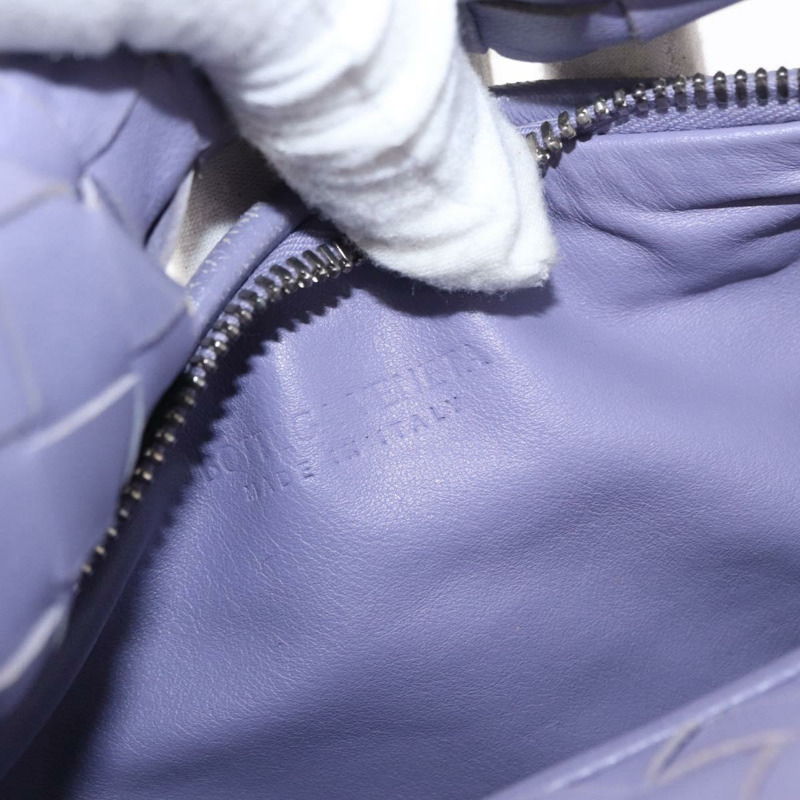 【日本直送】BOTTEGA VENETA INTRECCIATO 手袋 皮革 紫色 銀色 正品 am9749V-18