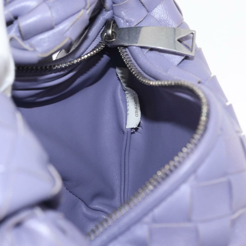 【日本直送】BOTTEGA VENETA INTRECCIATO 手袋 皮革 紫色 銀色 正品 am9749V-19