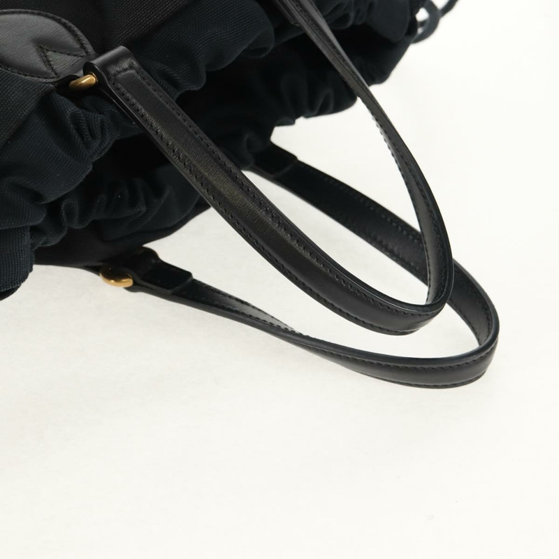 【日本直送】GUCCI Chateau Marmont 手提包 帆布 黑色 金色 552403 Auth am9753M-6