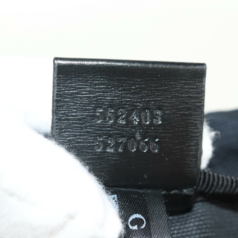 【日本直送】GUCCI Chateau Marmont 手提包 帆布 黑色 金色 552403 Auth am9753M-11