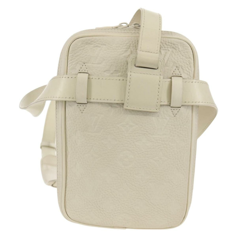 【日本直送】路易威登 Taurillon Clemence Monogram Utility Side Bag M53256 Auth 151309M-2