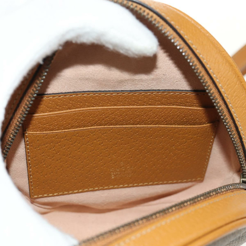 【日本直送】GUCCI Micro GG Supreme Disney 鏈條迷你雙肩包 PVC 米色 603730 Auth am9593M-24