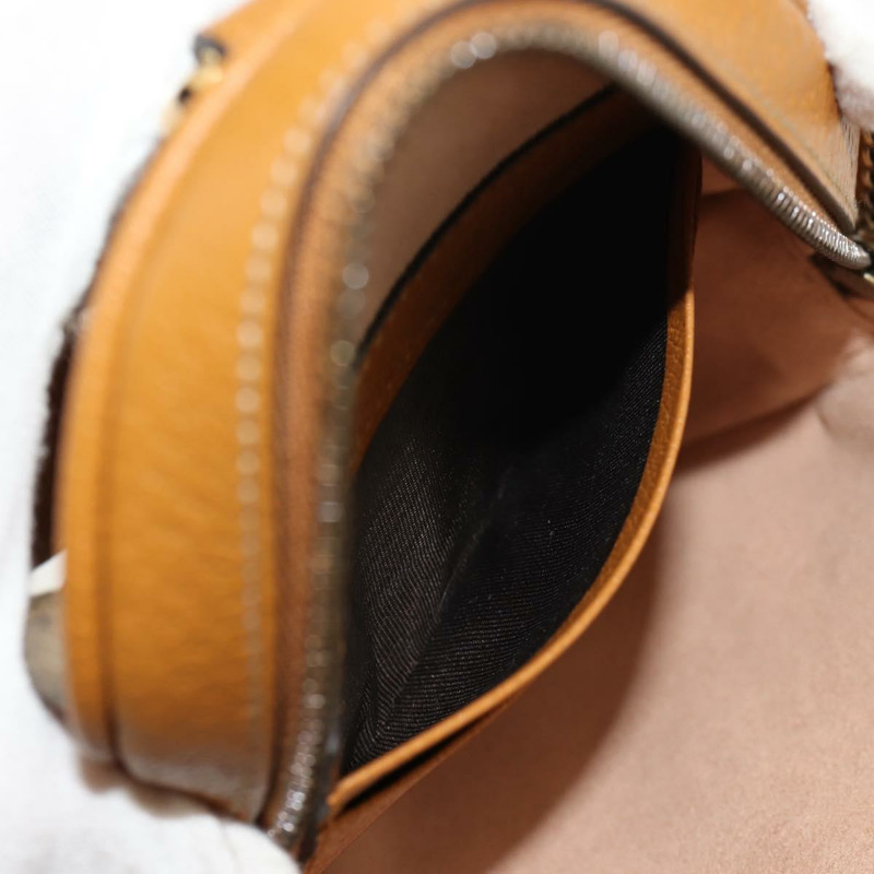 【日本直送】GUCCI Micro GG Supreme Disney 鏈條迷你雙肩包 PVC 米色 603730 Auth am9593M-25