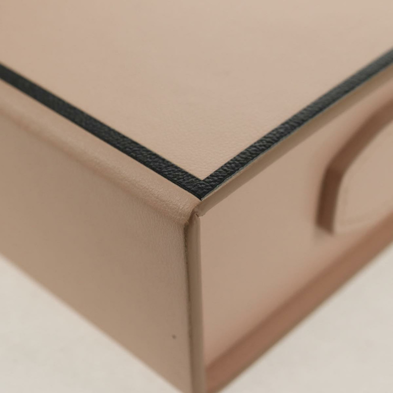 【日本直送】FENDI Box 橫向單肩包 皮革 粉紅色 金色 正品 151310V-15