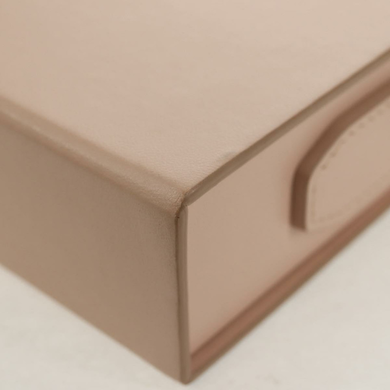 【日本直送】FENDI Box 橫向單肩包 皮革 粉紅色 金色 正品 151310V-17