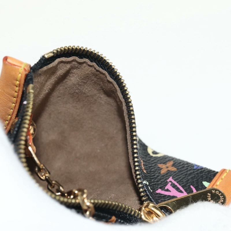 【日本直送】路易威登 Monogram Multicolor Berlingo 零錢包 黑色 M58029 正品 152663V-17