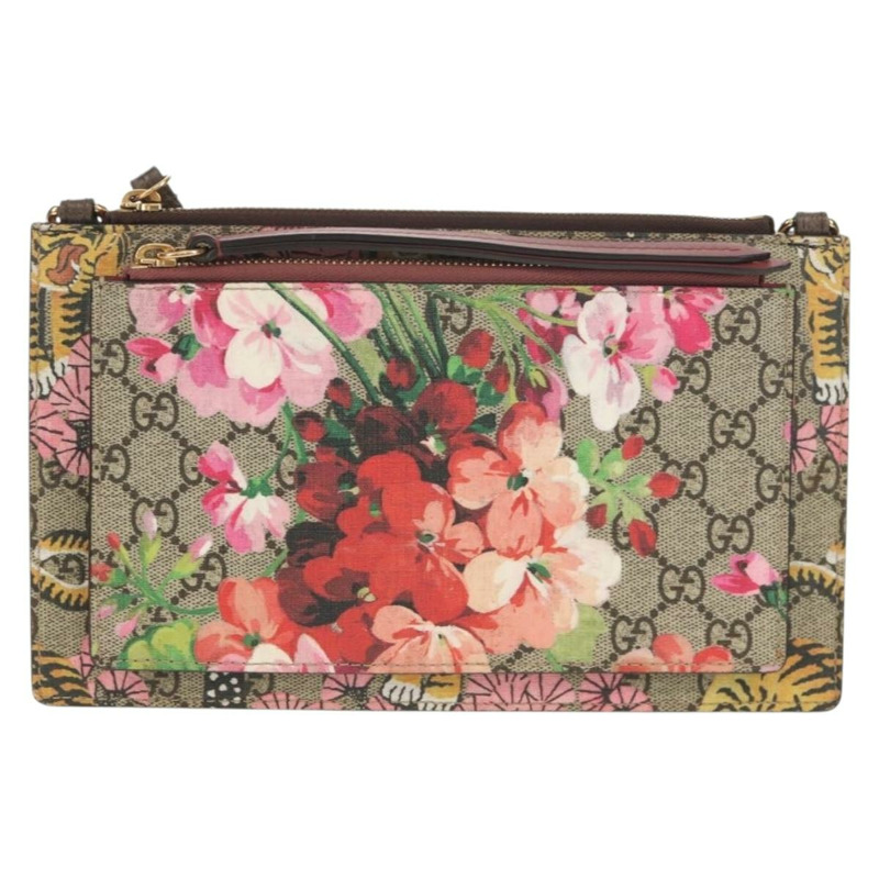 【日本直送】GUCCI GG Supreme 肩背包 PVC 米色 金色 454111 正品 152649AM-12