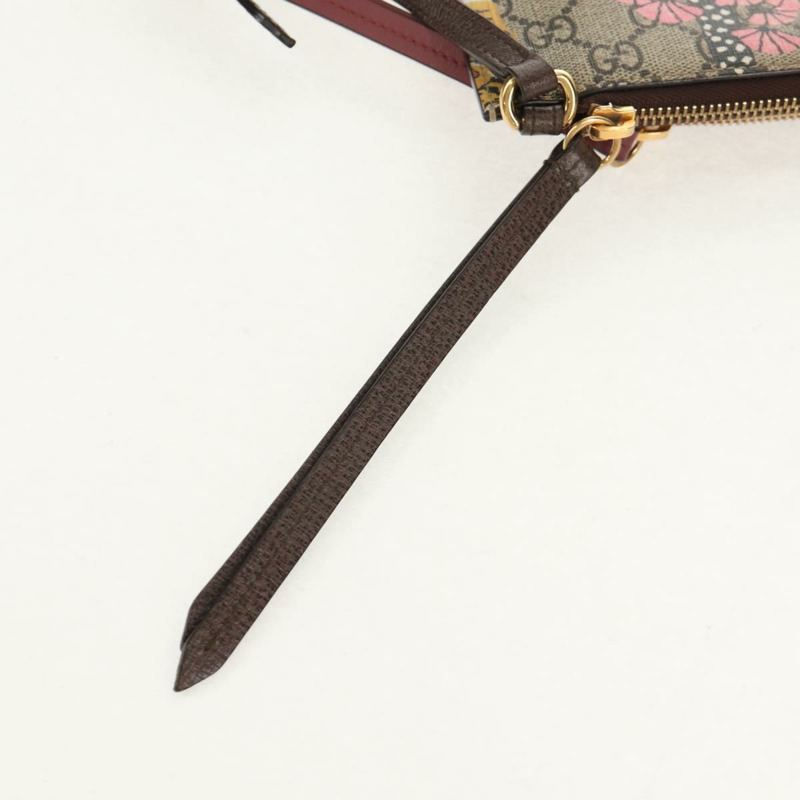 【日本直送】GUCCI GG Supreme 肩背包 PVC 米色 金色 454111 正品 152649AM-22