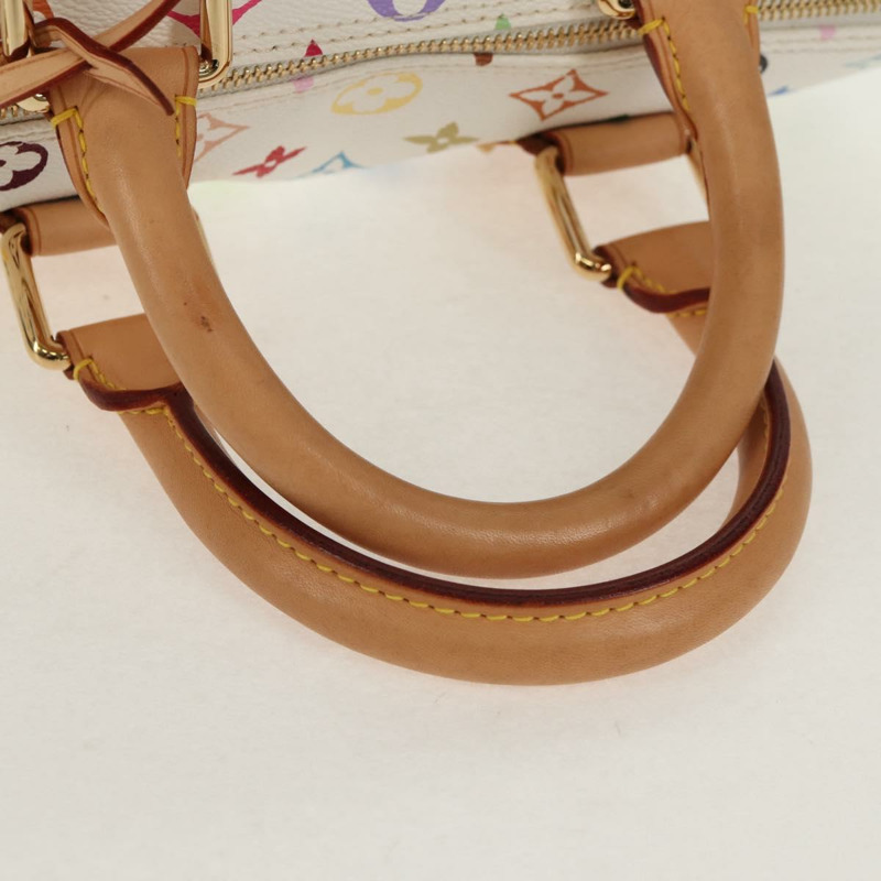 【日本直送】路易威登 Monogram Multicolor Speedy 30 手提包 白色 M92643 正品 BA7743SV-6