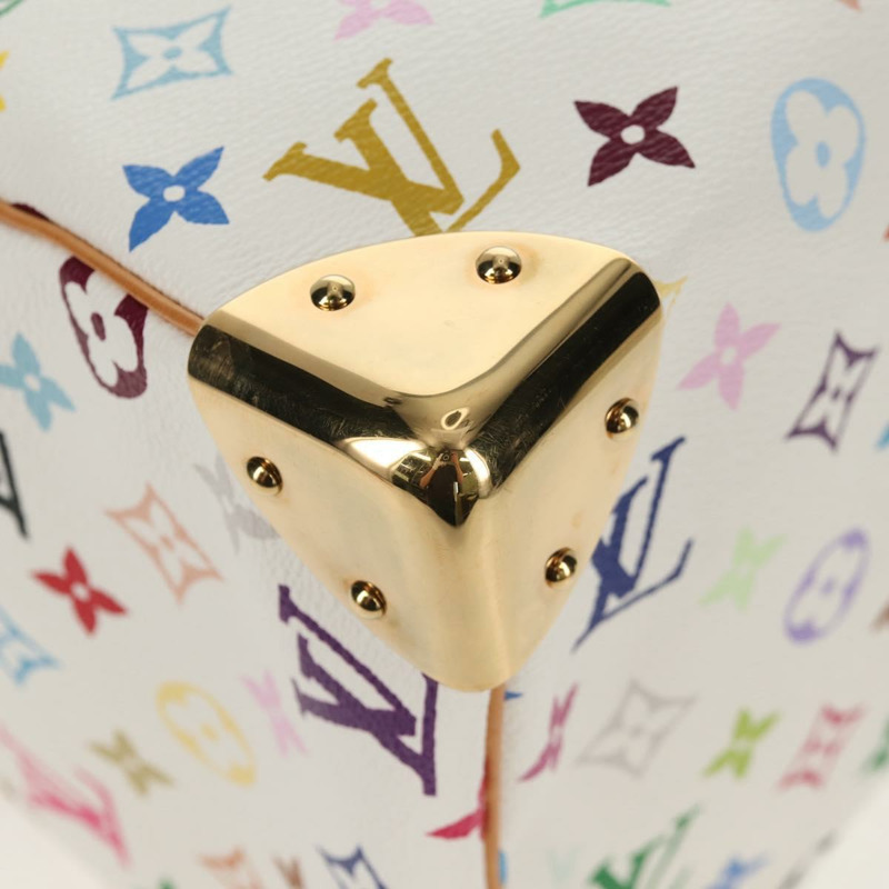 【日本直送】路易威登 Monogram Multicolor Speedy 30 手提包 白色 M92643 正品 BA7743SV-14