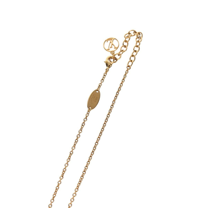 【日本直送】路易威登 Collier L TO V 項鍊 金屬 金 M80259 LV Auth BA7731M-4