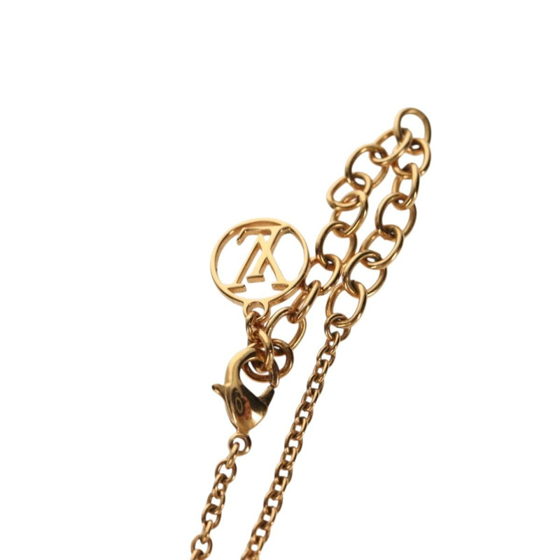 【日本直送】路易威登 Collier L TO V 項鍊 金屬 金 M80259 LV Auth BA7731M-5