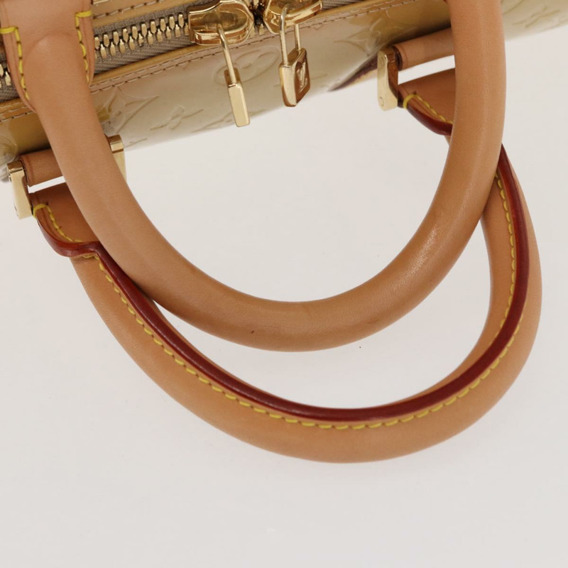 【日本直送】路易威登 Monogram Vernis Mercer 波士頓包 米色 M91000 LV 正品 152986-6