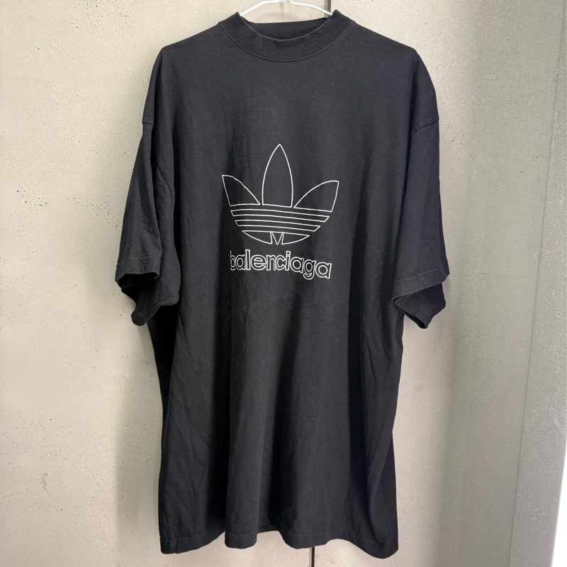 二手巴黎世家愛迪達聯名短袖T恤-0