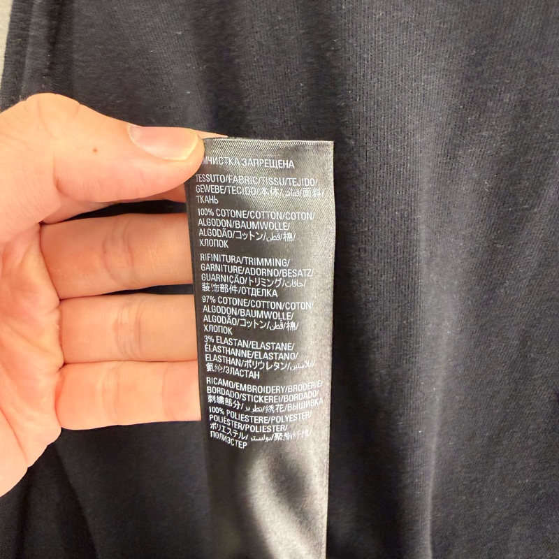 二手巴黎世家愛迪達聯名短袖T恤-3