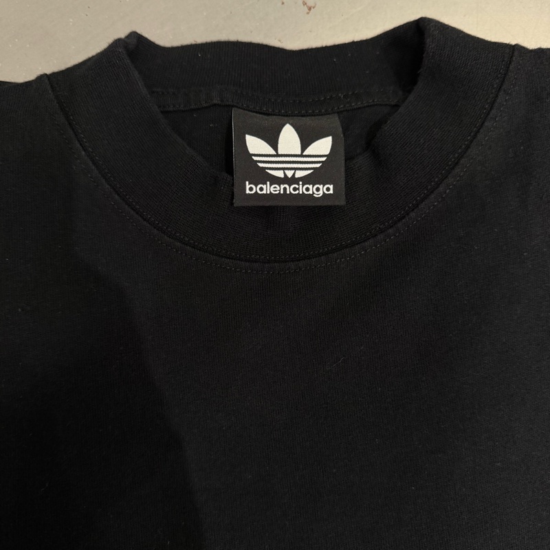 二手巴黎世家愛迪達聯名短袖T恤-7