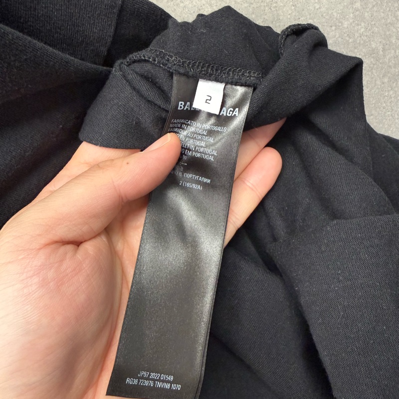 二手巴黎世家愛迪達聯名短袖T恤-9