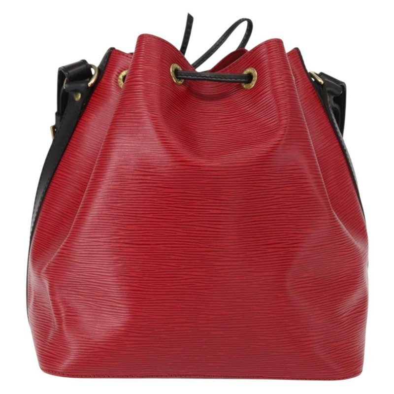 【日本直送】路易威登 Epi Petit Noe 雙色肩背包 黑紅 M44017 LV 正品 153507-1