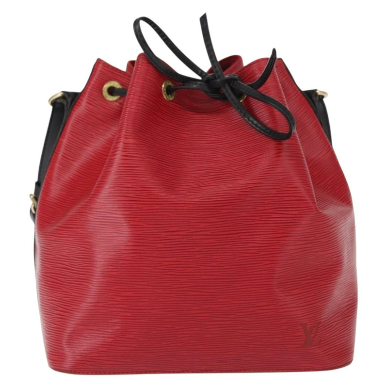 【日本直送】路易威登 Epi Petit Noe 雙色肩背包 黑紅 M44017 LV 正品 153507-12