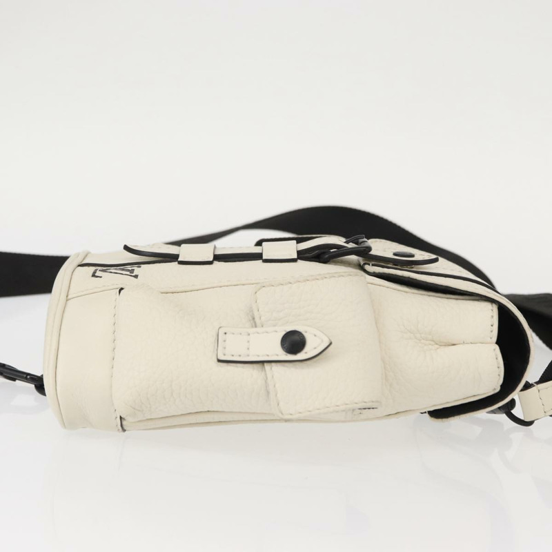 【日本直送】路易威登 Christopher XS 手袋 Taurillon 皮革 白色 M58493 正品 ka147M-2