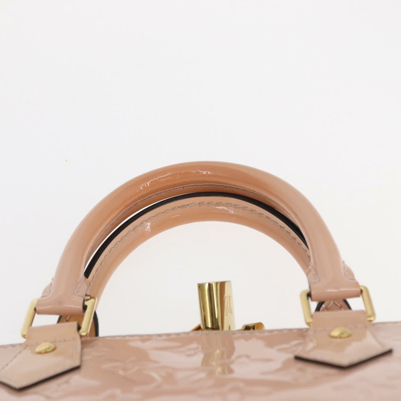 【日本直送】路易威登 Monogram Vernis Alma PM 手提包 玫瑰金 M50412 正品 154001-7