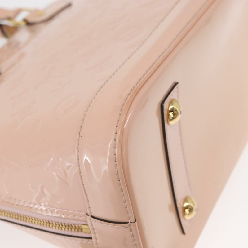 【日本直送】路易威登 Monogram Vernis Alma PM 手提包 玫瑰金 M50412 正品 154001-9