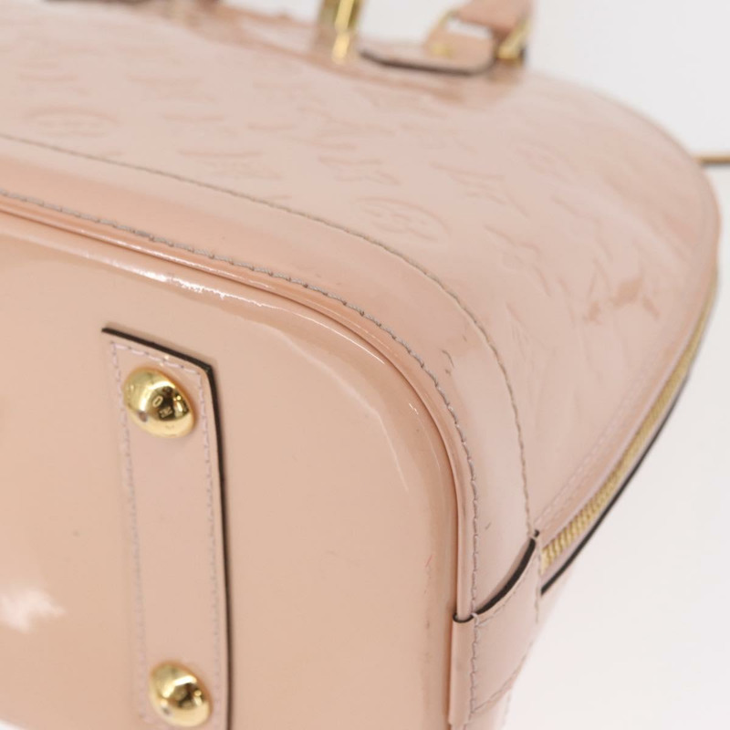 【日本直送】路易威登 Monogram Vernis Alma PM 手提包 玫瑰金 M50412 正品 154001-10