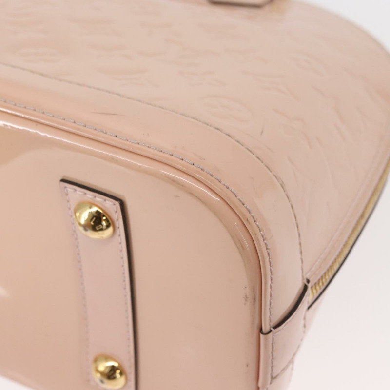 【日本直送】路易威登 Monogram Vernis Alma PM 手提包 玫瑰金 M50412 正品 154001-12