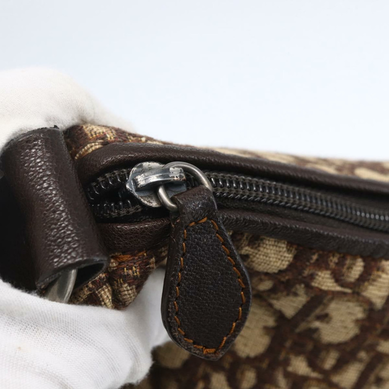 【日本直送】Christian Dior Trotter 帆布肩背包 棕色 正品 153966V-8