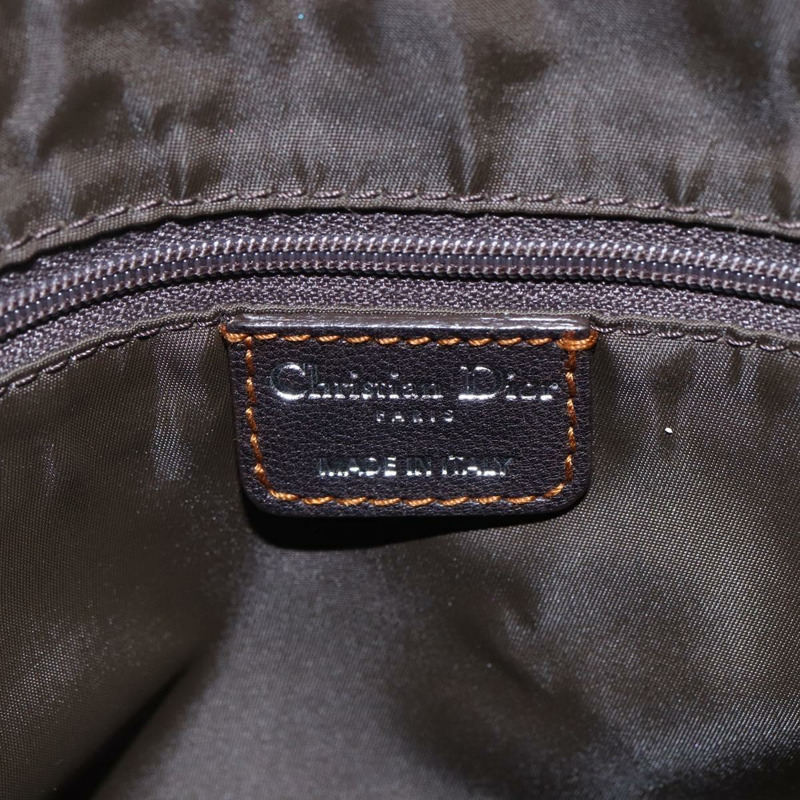 【日本直送】Christian Dior Trotter 帆布肩背包 棕色 正品 153966V-17