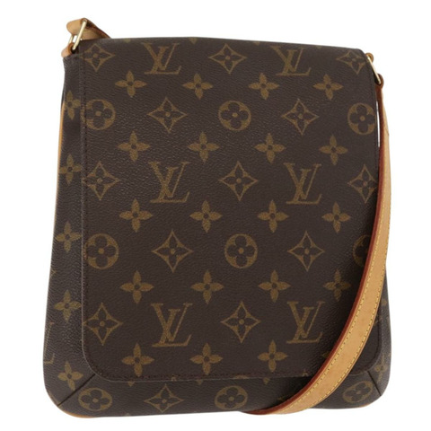 路易威登 Monogram Musette Salsa 短版肩背包 M51258 LV Auth ka021