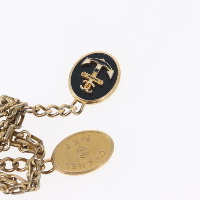 【日本直送】香奈兒鏈背包 皮革 紅色 金色 CC 標誌 正品 ka007-8