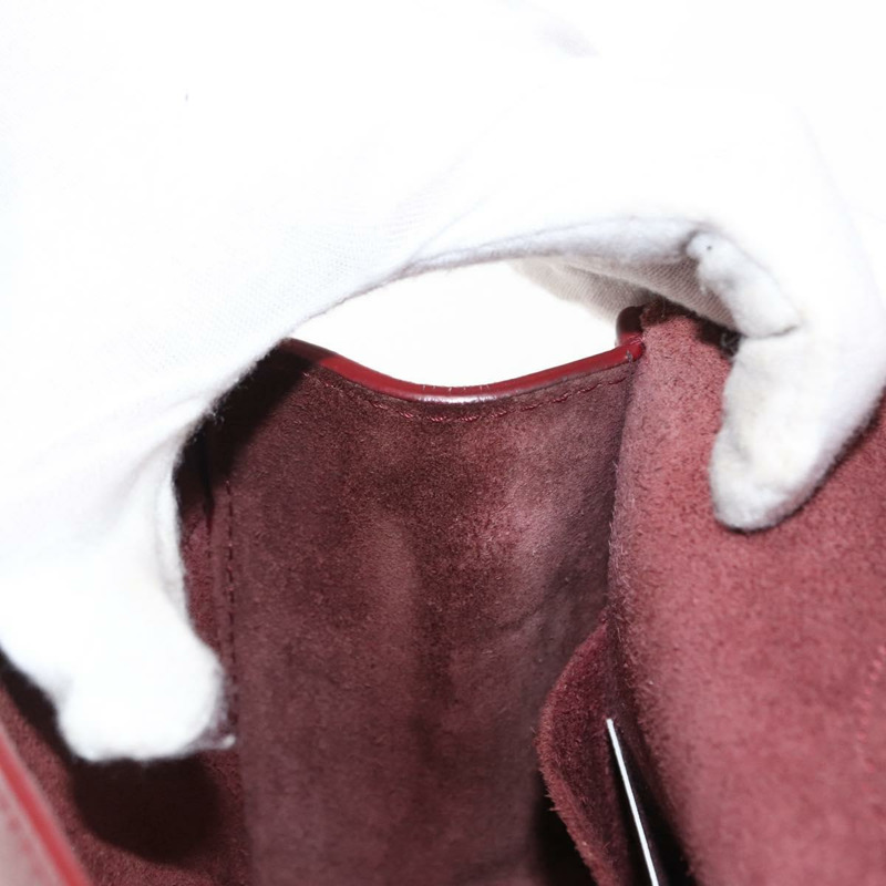 【日本直送】香奈兒鏈背包 皮革 紅色 金色 CC 標誌 正品 ka007-24