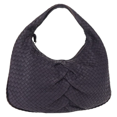 BOTTEGA VENETA INTRECCIATO 流浪漢單肩包皮革紫色 115653 正品 ka125