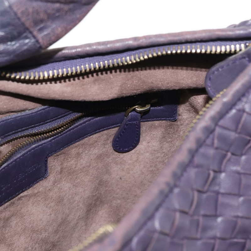 【日本直送】BOTTEGA VENETA INTRECCIATO 流浪漢單肩包皮革紫色 115653 正品 ka125-19