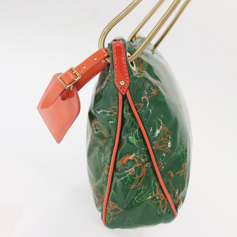 【日本直送】路易威登 Monogram Bonbon Richard Prince Pochette 綠色手拿包 M95748 正品 152996V-2