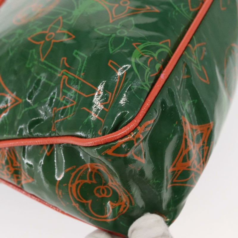 【日本直送】路易威登 Monogram Bonbon Richard Prince Pochette 綠色手拿包 M95748 正品 152996V-15