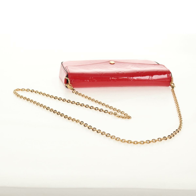 【日本直送】路易威登 Vernis 錢包 Pochette Felice 包 Slys M61293 LV 正品 148691V-7