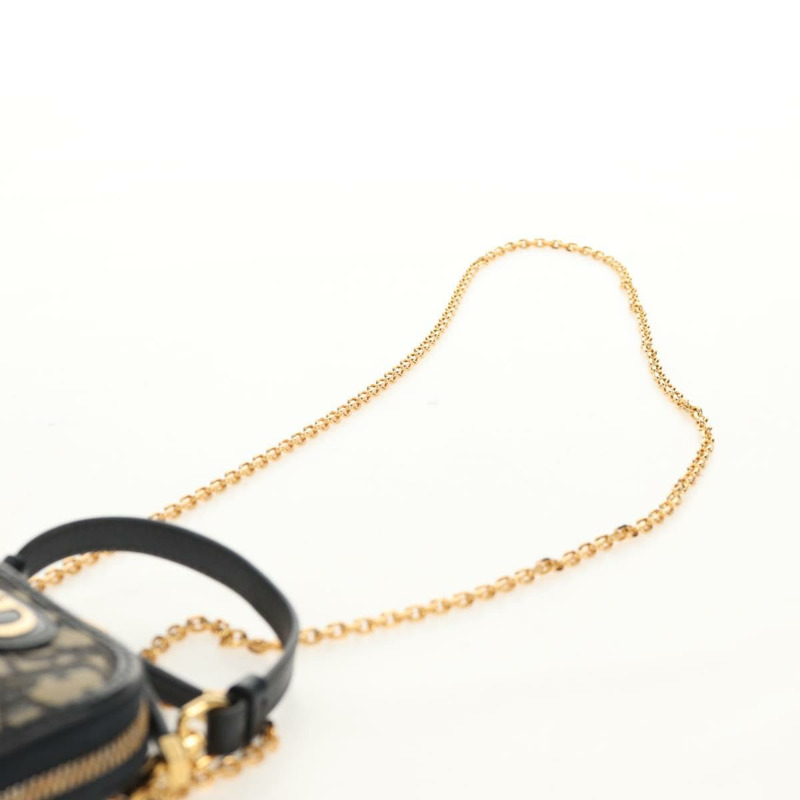 【日本直送】Christian Dior Trotter帆布手機支架鏈條蒙田包海軍藍正品 154027M-14