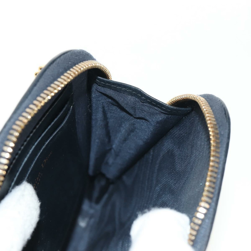 【日本直送】Christian Dior Trotter帆布手機支架鏈條蒙田包海軍藍正品 154027M-22