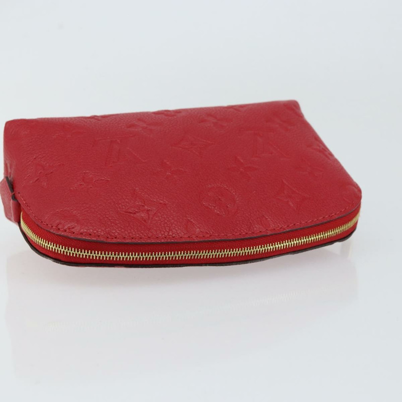 【日本直送】路易威登 Monogram Empreinte Pochette 小號手拿包 紅色 M69414 正品 154301V-4