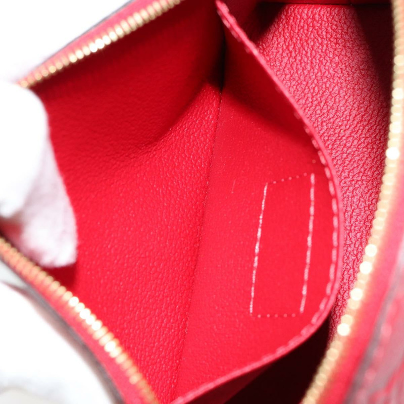 【日本直送】路易威登 Monogram Empreinte Pochette 小號手拿包 紅色 M69414 正品 154301V-10