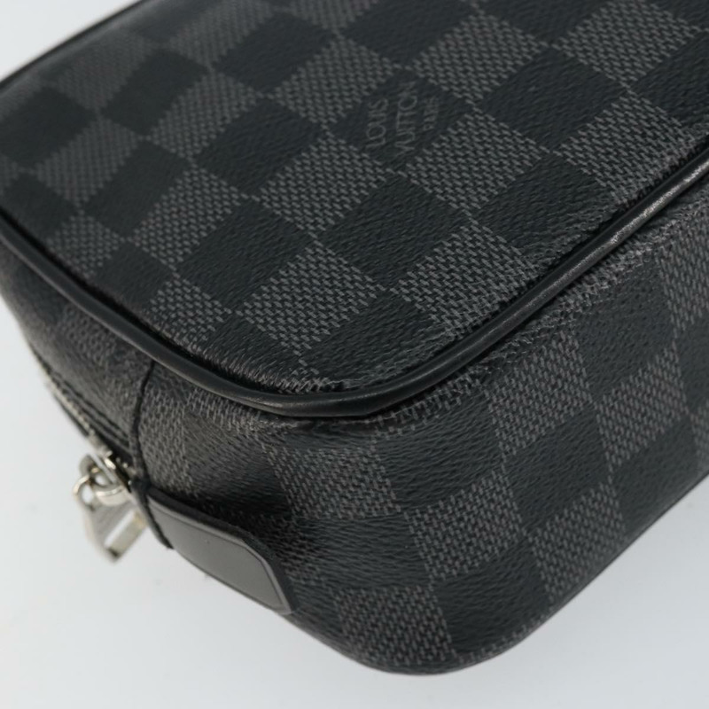 【日本直送】路易威登 Damier Graphite Trousse 盥洗包小號手拿包 N47522 正品 152238-13