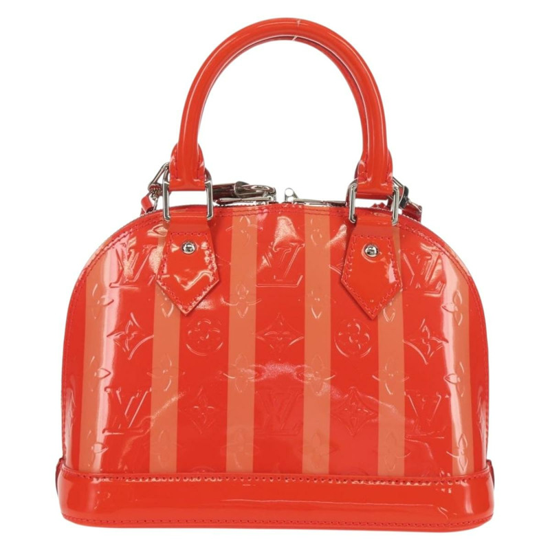 【日本直送】路易威登 Vernis Rayure Alma BB 手袋 2way Rose rich LV 正品 154292V-1