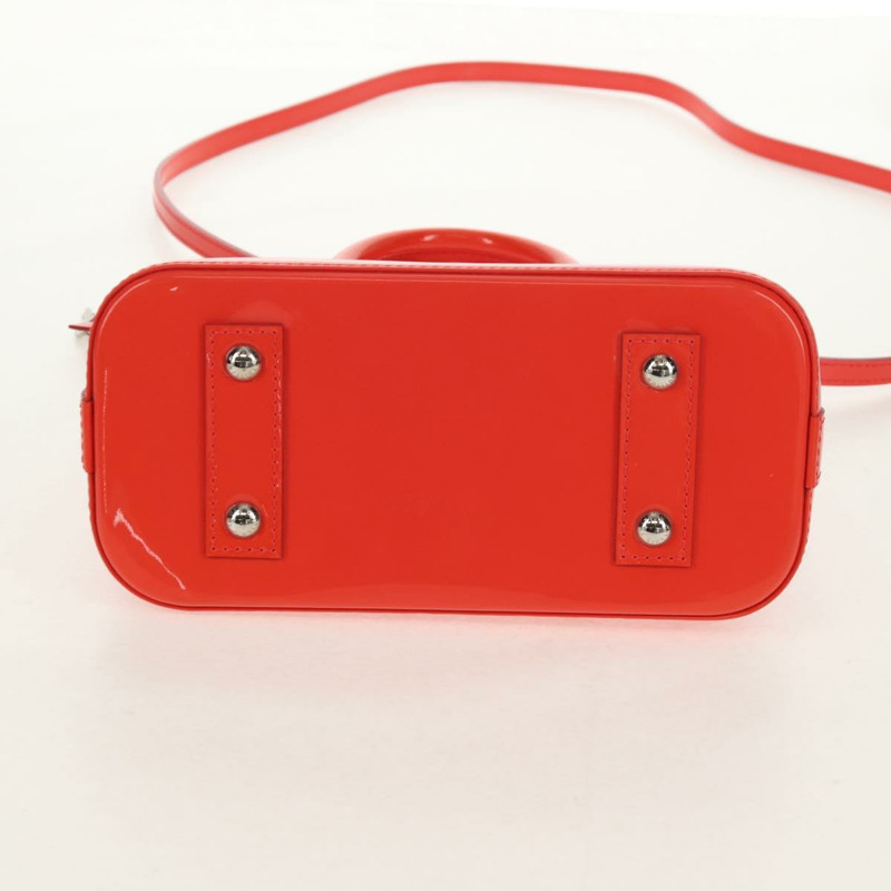 【日本直送】路易威登 Vernis Rayure Alma BB 手袋 2way Rose rich LV 正品 154292V-4